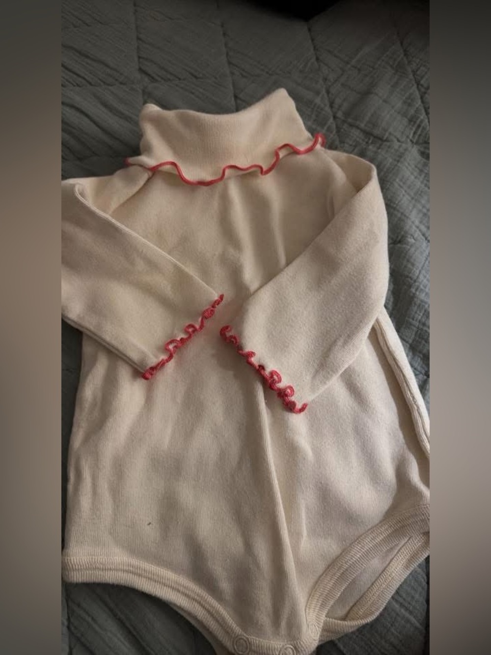 Rare Editions 18 Month Lettuce Leaf under shirt